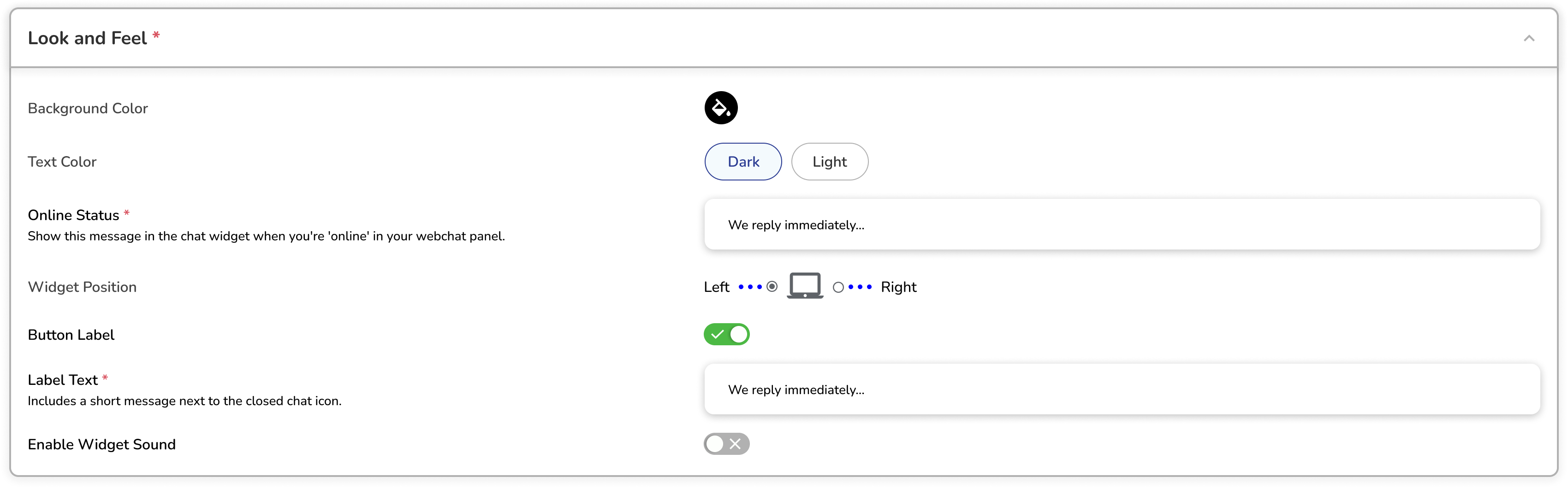 Webchat Provider - Add - 1